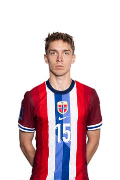 Ola Visted of the Norwegian under-20 national football team