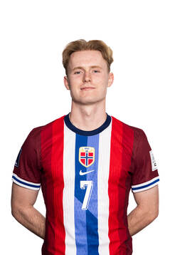 Markus Haaland of the Norwegian under-20 national football
