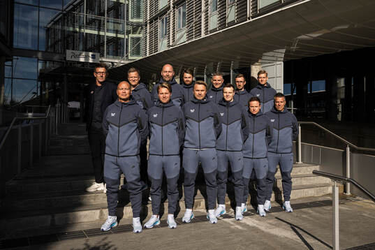 Staff and coaches of the Norwegian under-20 national