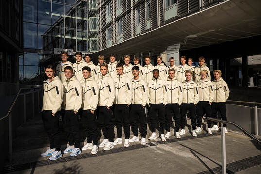250922 The players of the Norwegian under-20 national