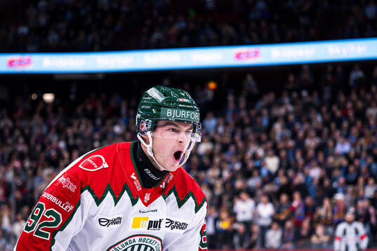 Frölundas Filip Cederqvist jublar