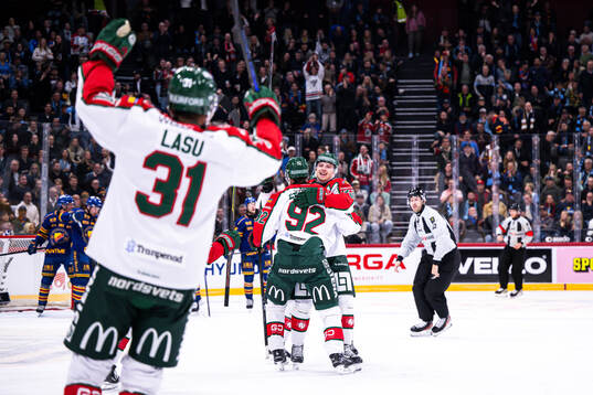 Frölundas Filip Cederqvist jublar