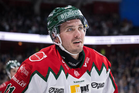 Frölundas Max Lindholm jublar