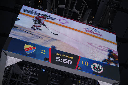 Resultattavlan visar 2-10