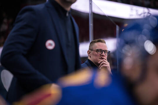 Djurgårdens tränare Robert Kimby deppar