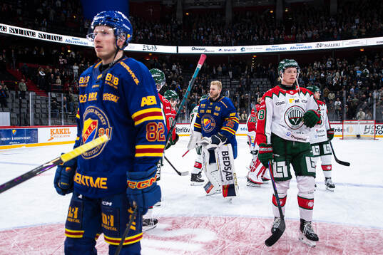 Djurgårdens målvakt Magnus Hellberg deppar