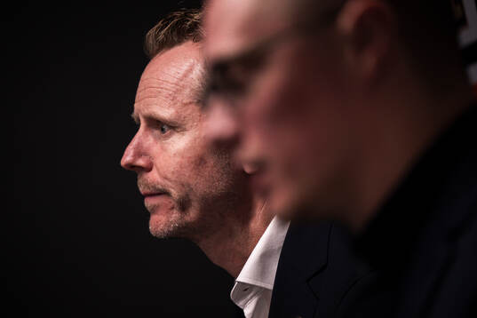 Frölundas tränare Robert Ohlsson och Djurgårdens