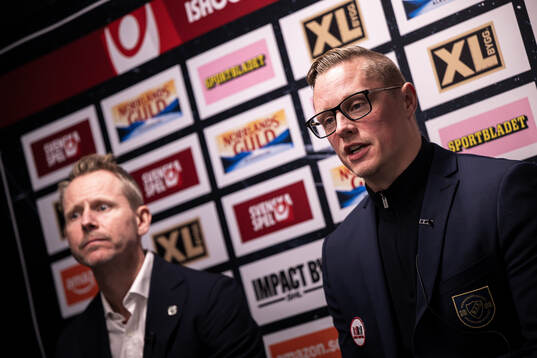 Frölundas tränare Robert Ohlsson och Djurgårdens
