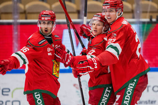 Moras Hampus Larsson, Marcus Karlström och Gustav Olhaver