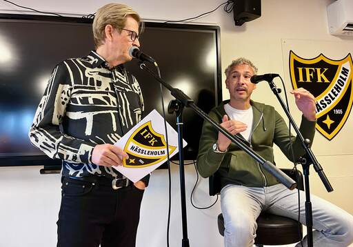 Henrik ”Henke” Larsson gästade IFK Hässleholms