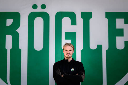 Rögles assisterande tränare i U16 Jakob Bondesson