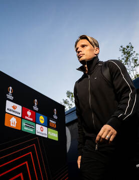 Malmö FFs Jens Stryger Larsen arrives at the stadium