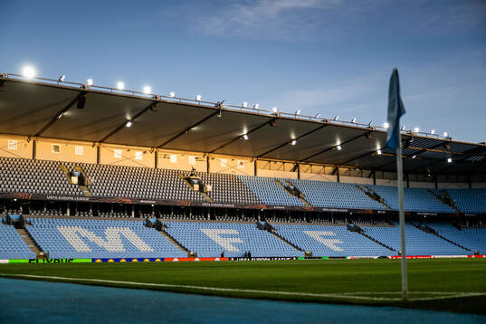 General interior view of Malmö New Stadium