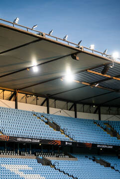 General interior view of Malmö New Stadium