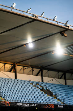 General interior view of Malmö New Stadium