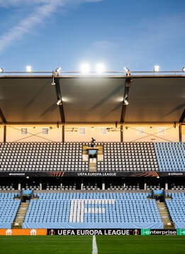 General interior view of Malmö New Stadium