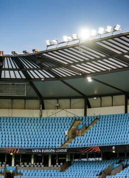 General interior view of Malmö New Stadium