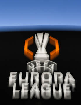 General view of UEFA Europa League signs
