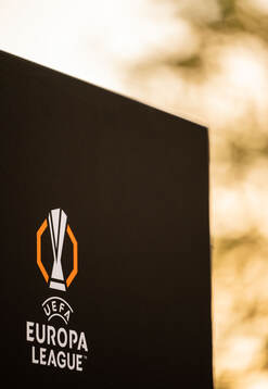 General view of UEFA Europa League signs
