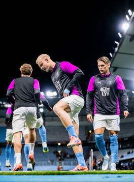 Otto Rosengren and Jens Stryger Larsen of Malmö FF