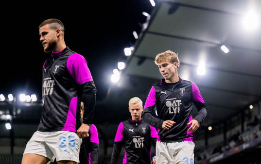 Gabriel Busanello and Hugo Bolin of Malmö FF