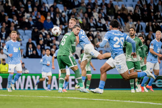Edvin Kurtulus of Ludogorets and Daniel Gudjohnsen of