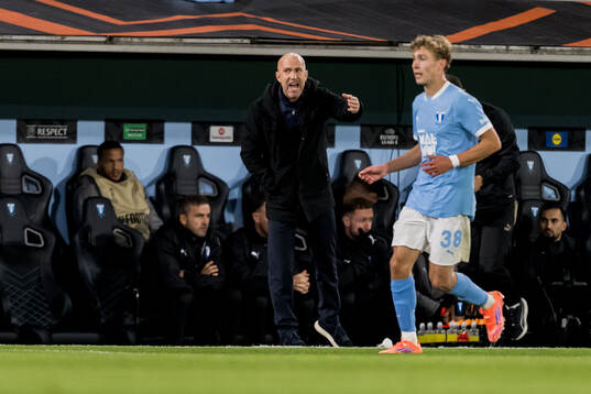 Head coach Henrik Rydström of Malmö FF