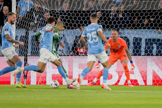Goalkeeper Robin Olsen of Malmö FF