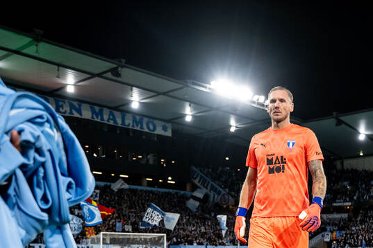 Goalkeeper Robin Olsen of Malmö FF