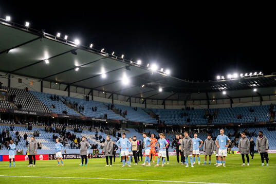 Players of Malmö FF looks dejected