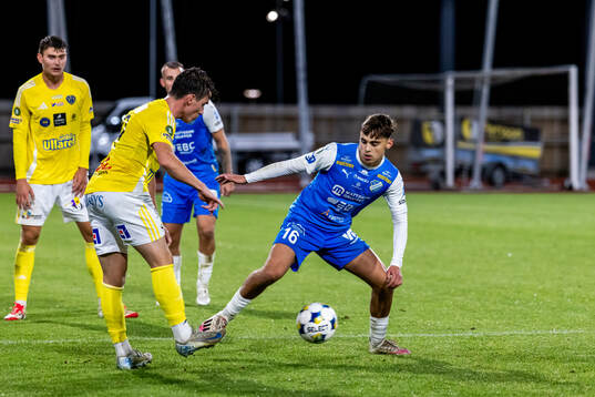 Falkenbergs Oskar Lindberg och Oddevolds Emir Derviskadic