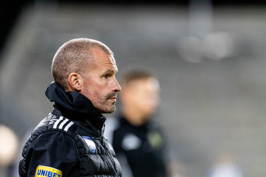 Falkenbergs tränare Christoffer Andersson