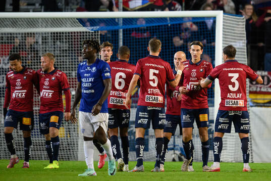 Örgrytes Noah Christoffersson jublar