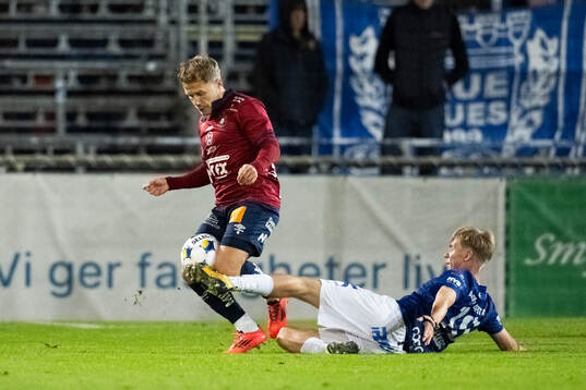 Trelleborgs Axel Vidjeskog mot Örgrytes Nicklas Bärkroth