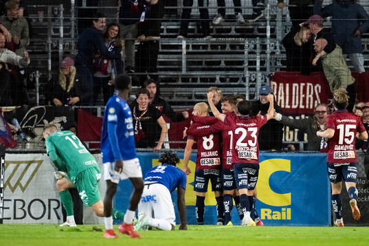 Trelleborgs spelare deppar medan Örgrytes Noah