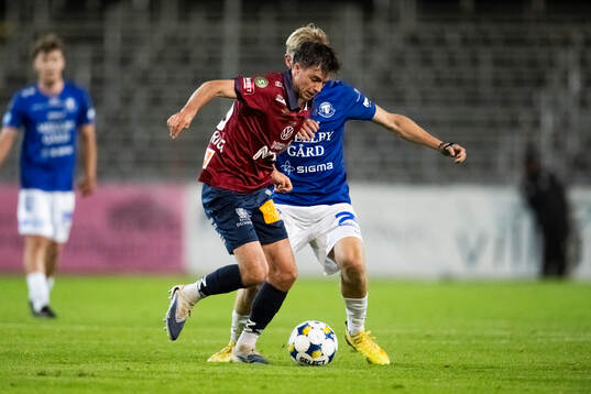 Trelleborgs Axel Vidjeskog och Örgrytes Owen Parker-Price