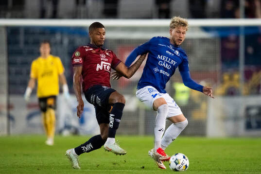 Trelleborgs Zean Peetz Dalugge och Örgrytes Mikael Dyrestam
