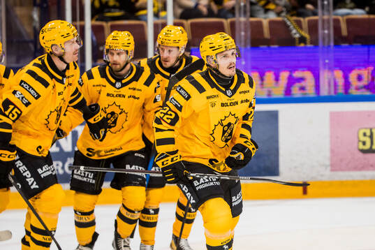 Skellefteås Jonathan Johnson jublar