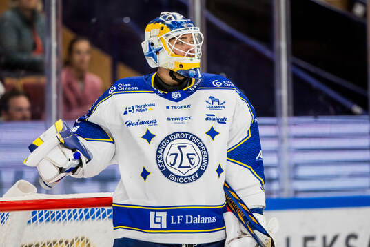 Leksands målvakt Marcus Gidlöf