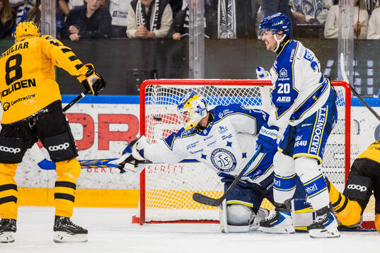 Leksands målvakt Marcus Gidlöf