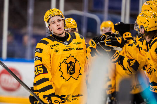 Skellefteås Pontus Johansson jublar