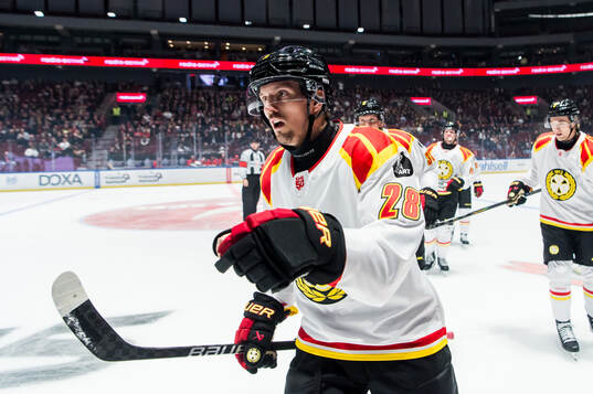 Brynäs Johannes Kinnvall jublar