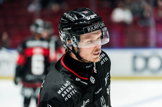 Malmö Redhawks Linus Öberg deppar