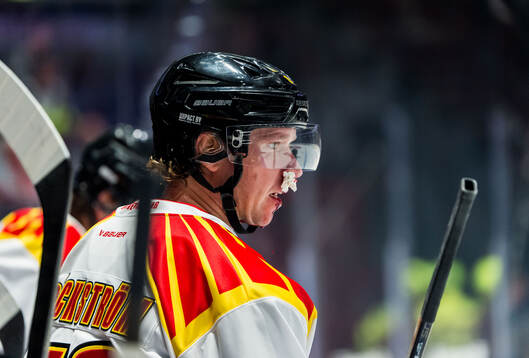 Brynäs Nicklas Bäckström blöder näsblod