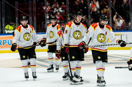 Brynäs spelare deppar
