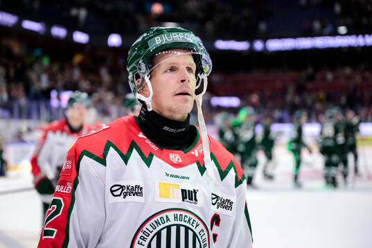 Frölundas Max Friberg deppar