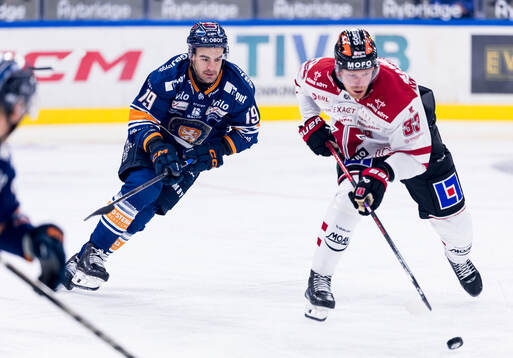 Växjös Reid Gardiner och Örebros Christopher Mastomäki