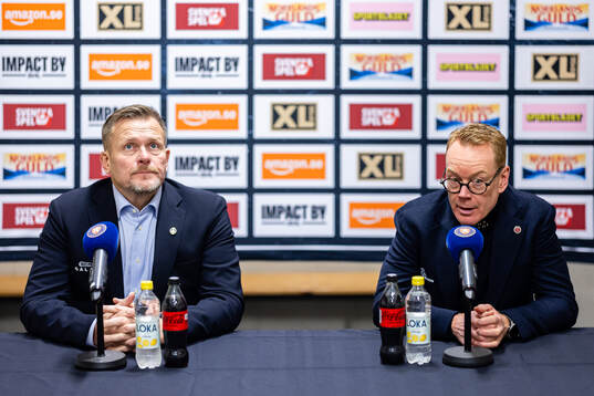 Växjös assisterande tränare Joakim Fagervall och