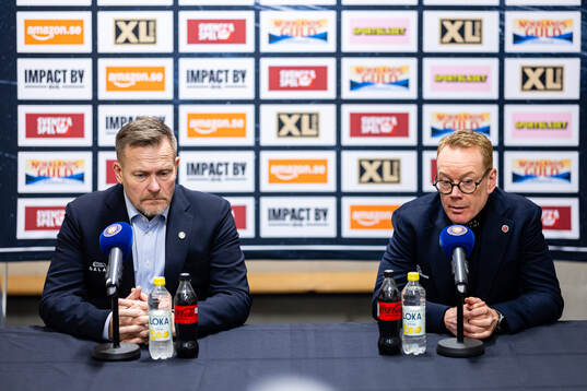 Växjös assisterande tränare Joakim Fagervall och
