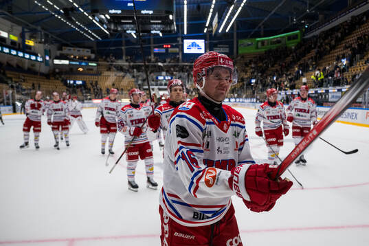 Timrås Lukas Pilö jublar